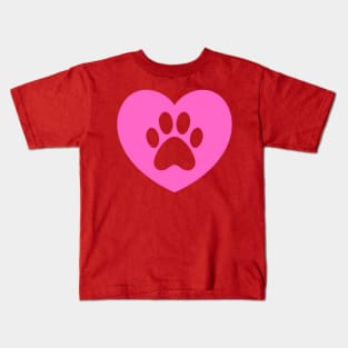 Dog paw Kids T-Shirt